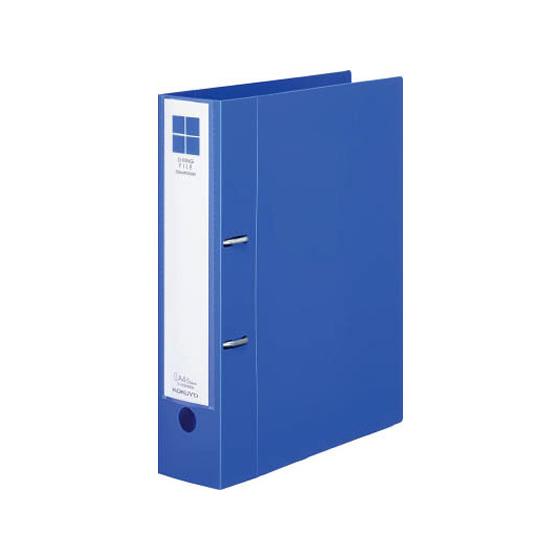 コクヨ Dリングファイル[スムーススタイル] A4タテとじ厚50mm青 Ａ４ Ｄ型２穴リングファイル...