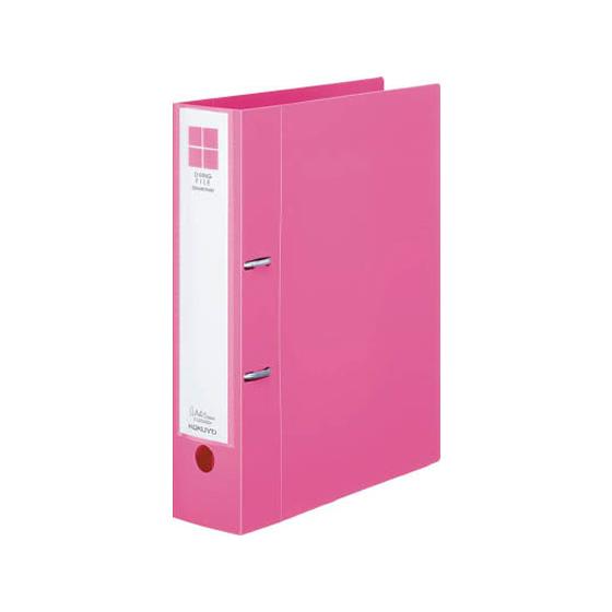 コクヨ Dリングファイル[スムーススタイル] A4タテとじ厚50mmピンク Ａ４ Ｄ型２穴リングファ...