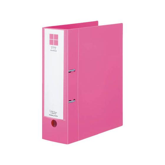 コクヨ Dリングファイル[スムーススタイル] A4タテとじ厚70mmピンク Ａ４ Ｄ型２穴リングファ...