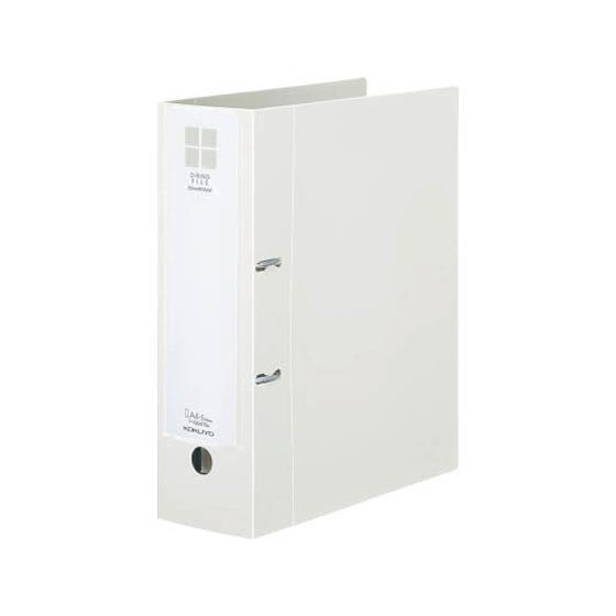 コクヨ Dリングファイル[スムーススタイル] A4タテとじ厚70mmオフホワイト Ａ４ Ｄ型２穴リン...
