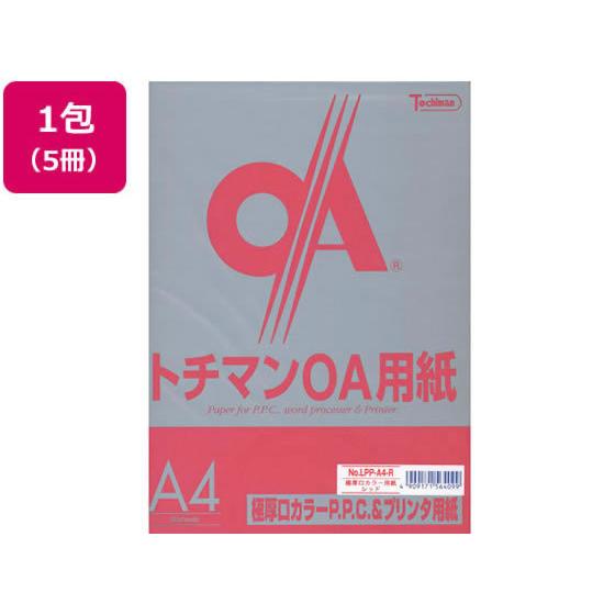 【お取り寄せ】SAKAEテクニカルペーパー 極厚口カラーPPC A4 レッド 50枚×5冊 Ａ４サイ...