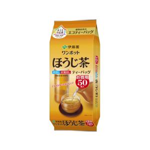 伊藤園 ワンポットエコティーバッグほうじ茶50袋 62192｜JetPrice