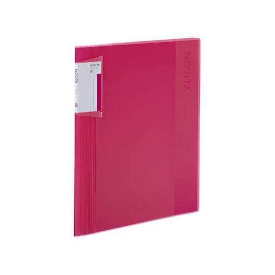 コクヨ クリヤーブック[ノビータ]A4 60ポケット ピンク ラ-NV60P Ａ４ 固定式クリヤーフ...