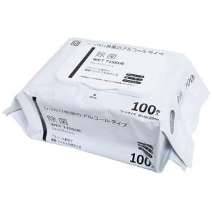 ウェットティッシュ CAINZ フタ付き アルコールタイプ 除菌ウェットティシュー 超