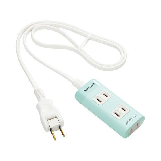 【お取り寄せ】パナソニック ザ・タップQ 3個口 1m グリーン WHA2413GP コード付き電源...