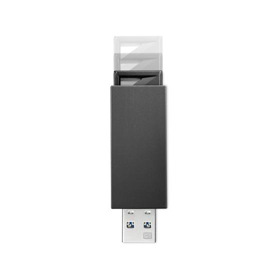 【お取り寄せ】I・O DATA ノック式USBメモリー 16GB ブラック U3-PSH16G K ...