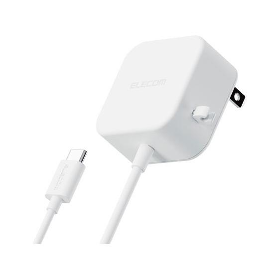 エレコム AC充電器 TypeC ケーブル一体型 1.5m MPA-ACC20WH ＡＣ式充電器 バ...