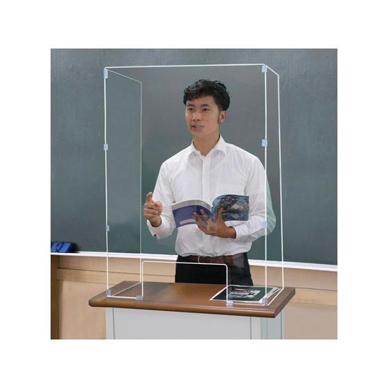 アーテック スタンディング卓上パーテーション 900×650×350mm 4台 店舗 ＰＯＰ 掲示