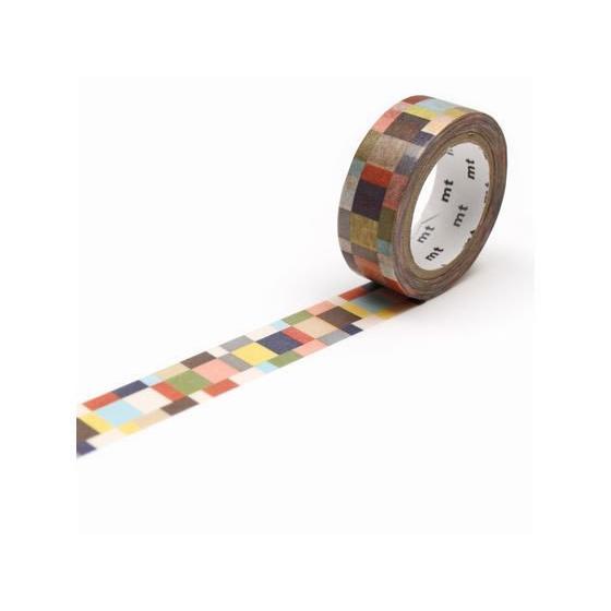 【お取り寄せ】カモ井 mt 1P モザイク・グレイッシュ MT01D177R デコレーション用マスキ...