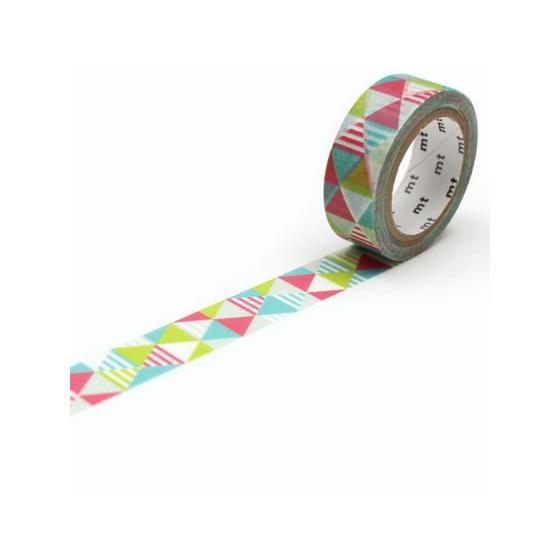 【お取り寄せ】カモ井 mt 1Pしまさんかくピンク MT01D289R デコレーション用マスキングテ...
