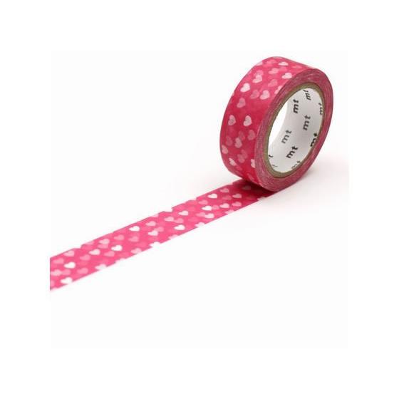 【お取り寄せ】カモ井 mt 1P ハート・スポット MT01D331R デコレーション用マスキングテ...