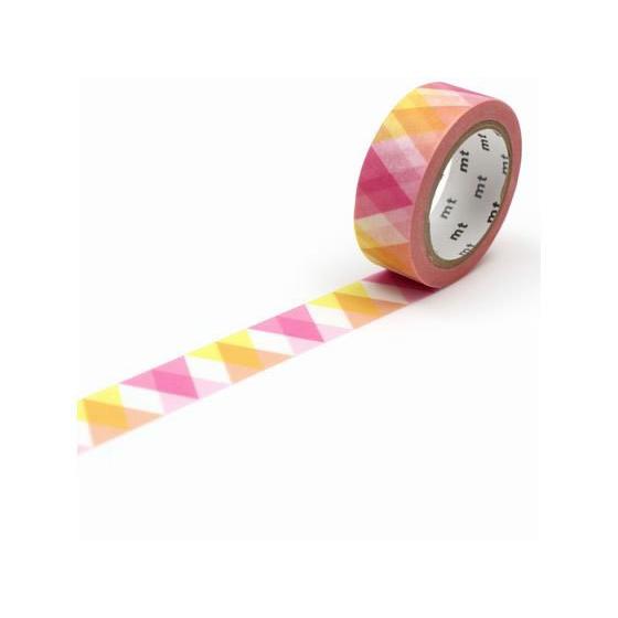 【お取り寄せ】カモ井 mt 1P 三角とダイヤ・ピンク MT01D335R デコレーション用マスキン...