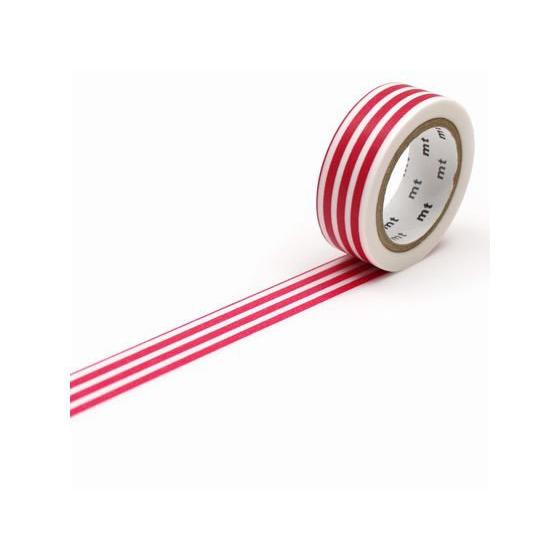 【お取り寄せ】カモ井 mt 1P ボーダー・フランボワーズ MT01D383R デコレーション用マス...