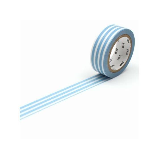 【お取り寄せ】カモ井 mt 1P ボーダー・アイス MT01D384R デコレーション用マスキングテ...
