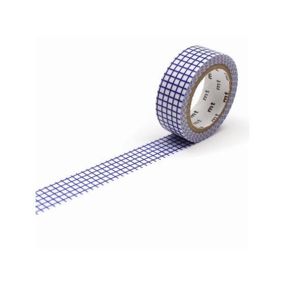 【お取り寄せ】カモ井 mt 1P 方眼・ブルーベリー MT01D396R デコレーション用マスキング...