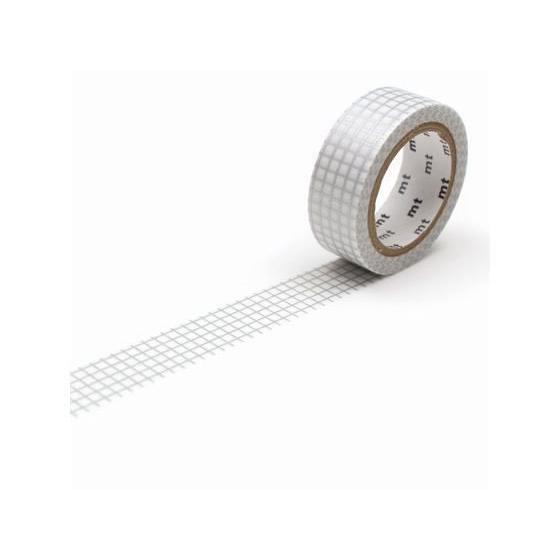 【お取り寄せ】カモ井 mt 1P 方眼・銀 MT01D399R デコレーション用マスキングテープ １...