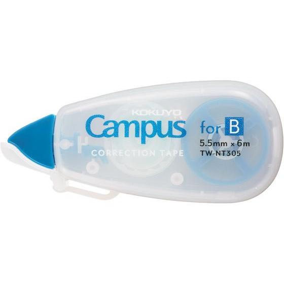 コクヨ キャンパス ノートの修正テープ B罫用 5.5mm×6m TW-NT305 使い切りタイプ ...