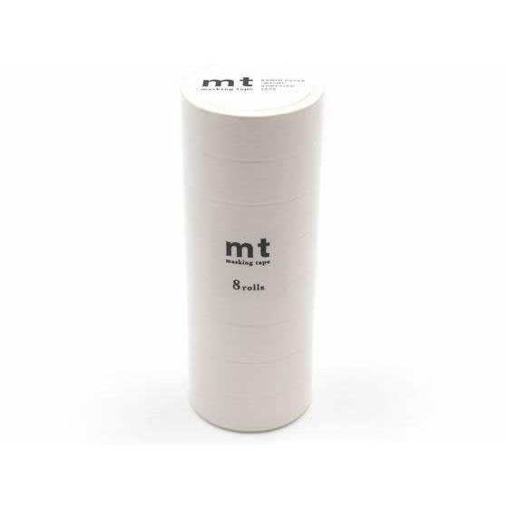 カモ井 mt 8P マットホワイト 無包装 MT08P208R デコレーション用マスキングテープ １...