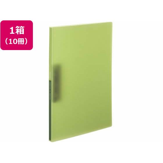 コクヨ レバーファイル[Glassele]Z式 A4タテ 12mm ライトグリーン10冊 Ａ４ Ｚ式...