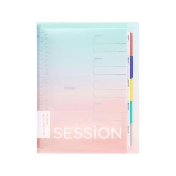 マルマン セッション プラスチックバインダー B5 グラデーション F310-97 バインダーノート...