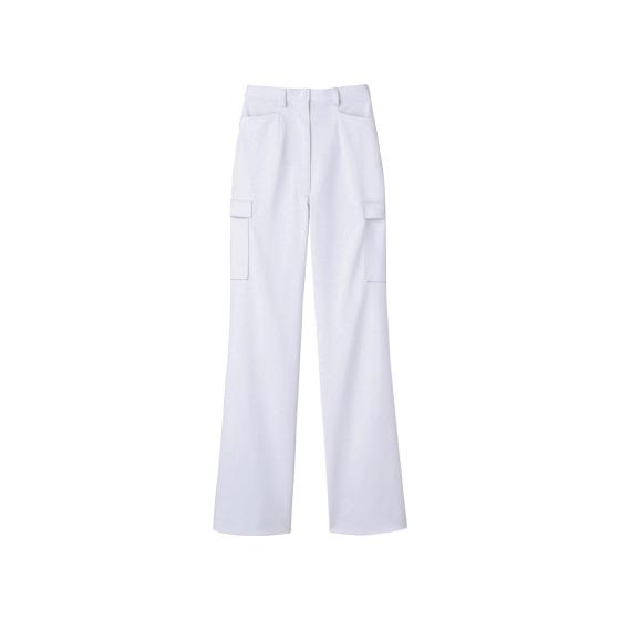 【お取り寄せ】住商モンブラン レディスパンツ 白 LL 73-1311 白衣パンツ 医療服 ユニフォ...