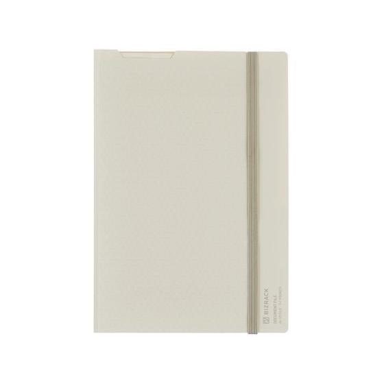 コクヨ 2つ折り ドキュメントファイル BIZRACK 白 フ-BRFLD950W 特殊用途ポケット...