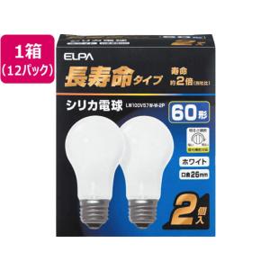 朝日電器 長寿命 シリカ電球 60W形 LW100V57W-W 電球 白熱電球 蛍光灯