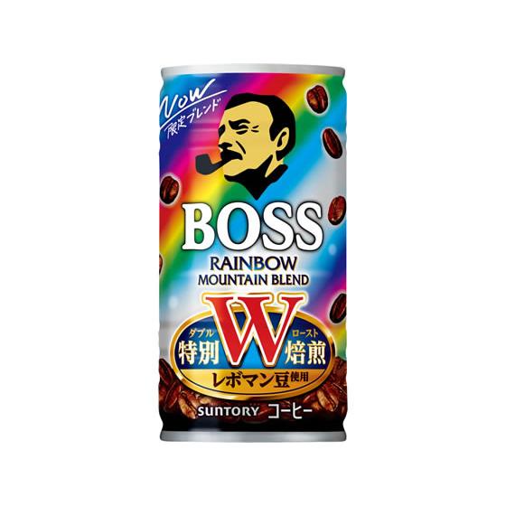 サントリー BOSS(ボス) レインボーマウンテンブレンド 185g  缶コーヒー 缶飲料 ボトル飲...