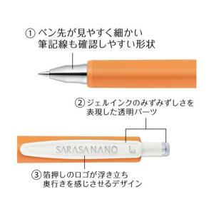 ゼブラ サラサナノ 0.3mm 赤 JJH72...の詳細画像3