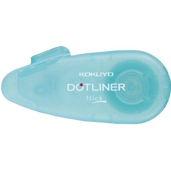 コクヨ テープのり ドットライナーフリック 本体 ミント テープのり のり 接着剤 切る 貼る 留め...