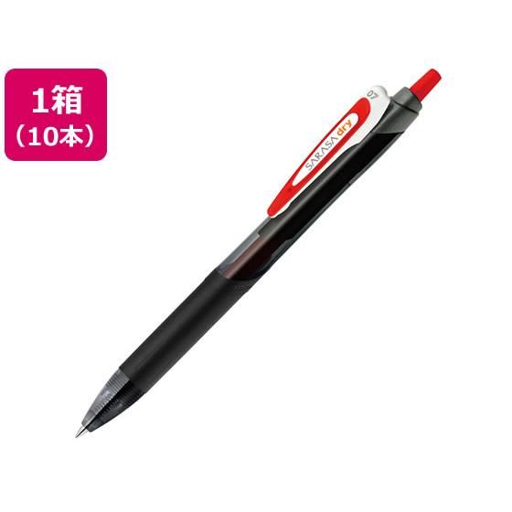 ゼブラ サラサドライ 0.7 赤 10本 JJB31-R 赤インク ゲルインクボールペン