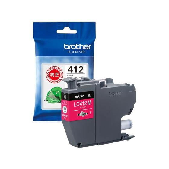 ブラザー 純正インクカートリッジ マゼンタ LC412M ブラザー ｂｒｏｔｈｅｒマゼンタ インクジ...