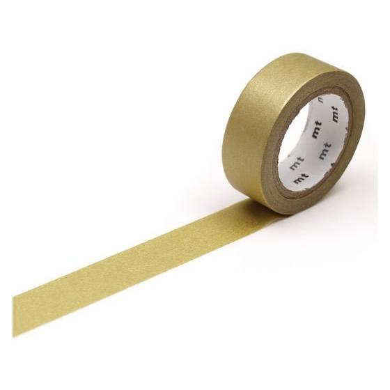 カモ井 mt 1P 金 MT01P205R デコレーション用マスキングテープ １５ｍｍ幅 デコレーシ...