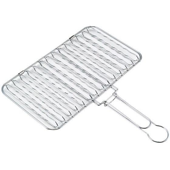 【お取り寄せ】キャプテンスタッグ 炭焼き一番 合わせ焼き網 ワイド