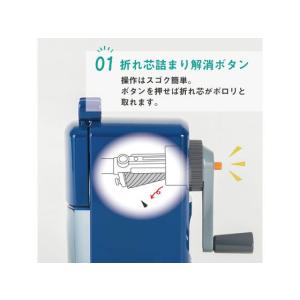 カール事務器 鉛筆削り ブルー CMS-300-Bの詳細画像2