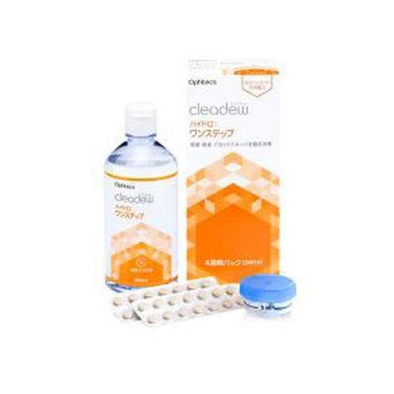 オフテクス cleadew ハイドロ:ワンステップ 28日分 360mL+28錠入 ソフトレンズ用 ...