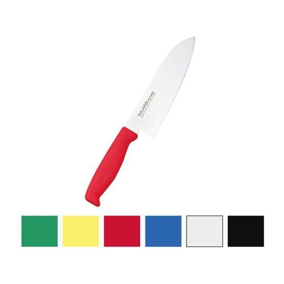 【お取り寄せ】藤次郎 TOJIROカラー 三徳 170mm レッド F-172R 三徳包丁 専門包丁...