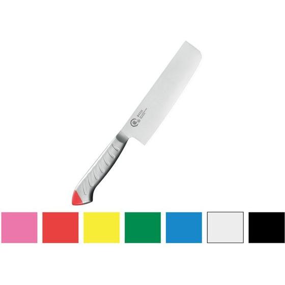 【お取り寄せ】下村 龍治 ステンカラー 菜切 レッド 165RYS-12R 菜切包丁 専門包丁 ナイ...