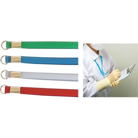 【お取り寄せ】エムテートリマツ 抗菌性PVC ネックストラップ スケルトンレッド NS-R 洗剤 衛...