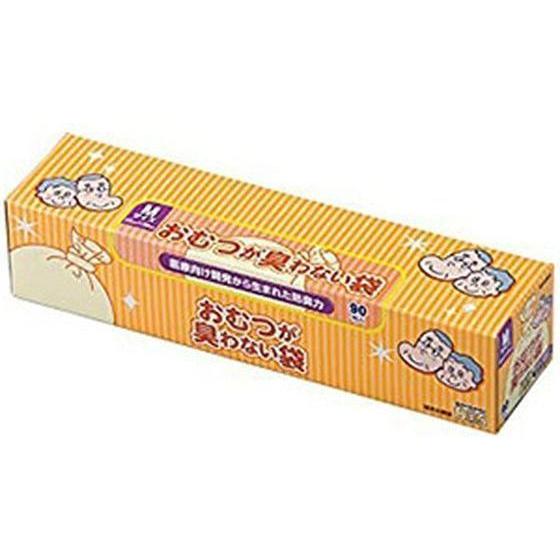【お取り寄せ】クリロン化成 おむつが臭わない袋 BOS 大人用 M 90枚 ゴミ袋 ゴミ箱 清掃