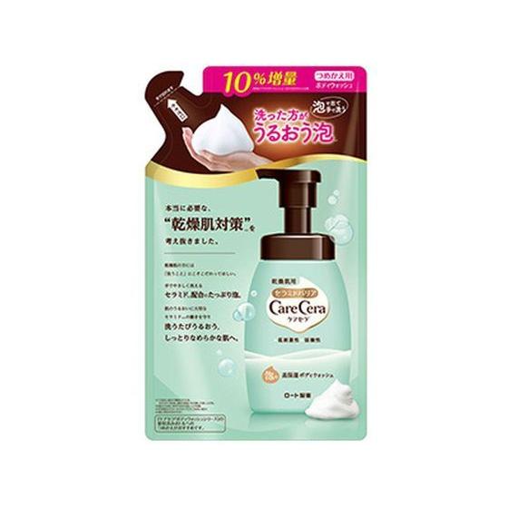ロート製薬 ケアセラ 泡のボディウォッシュ 詰替 385mL ボディソープ バス ボディケア スキン...