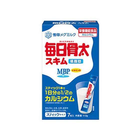 雪印メグミルク 毎日骨太 スキム スティックタイプ 16g×7本  サプリメント 栄養補助 健康食品