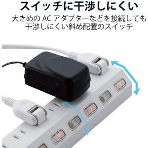 【お取り寄せ】エレコム 延長コード 10個口 ...の詳細画像2