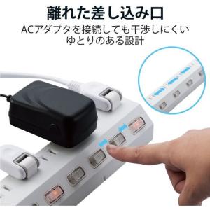 【お取り寄せ】エレコム 延長コード 10個口 ...の詳細画像5