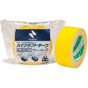 ニチバン/ハイクラフトテープ No.321 50mm×50m 黄/321WC2-50