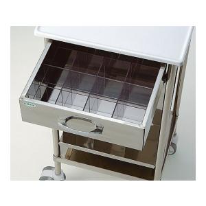 お取り寄せ】アズワン MSO21E モバイルストレージカート(ガード枠付)2