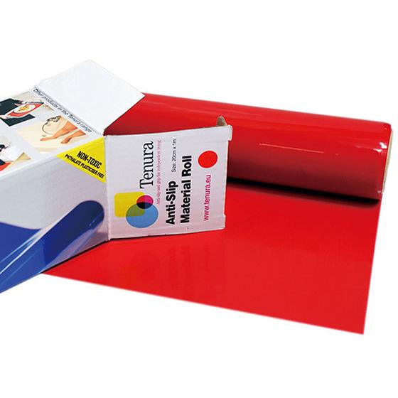 【お取り寄せ】Tenura 滑り止めシート 30cm×1m 赤 T R-3