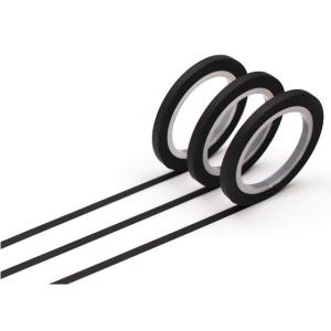 カモ井 mt slim 3mm マットブラック 3巻 MTSLIMS11R デコレーション用マスキングテープ デコレーショングッズ