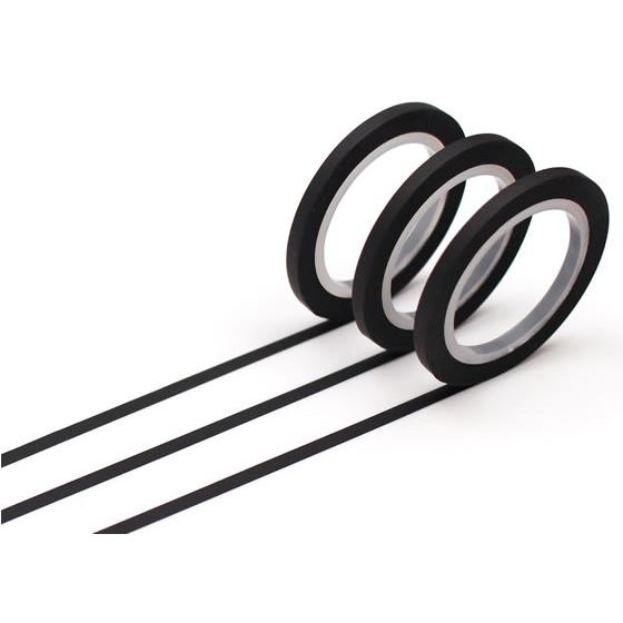 カモ井 mt slim 3mm マットブラック 3巻 MTSLIMS11R デコレーション用マスキン...