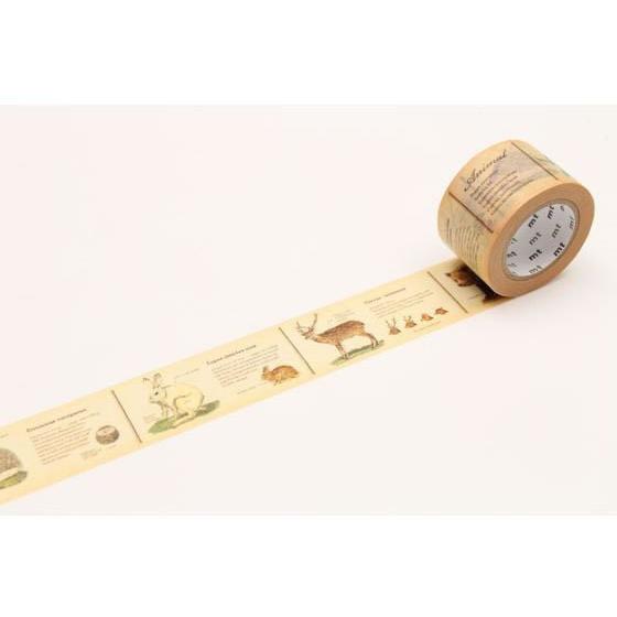 【お取り寄せ】カモ井 mt ex 図鑑・動物 MTEX1P36R デコレーション用マスキングテープ ...